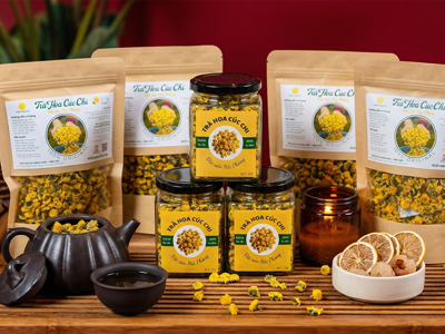 Trà Hoa Cúc Chi Thắng Thủy – Vĩnh Bảo Sấy Lạnh: Đặc Sản Hải Phòng Thanh Mát, Tốt Cho Sức Khỏe